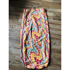 Vintage Penthouse Floral Garment Bag Hanging Dress Storage Travel Cover Pink USA